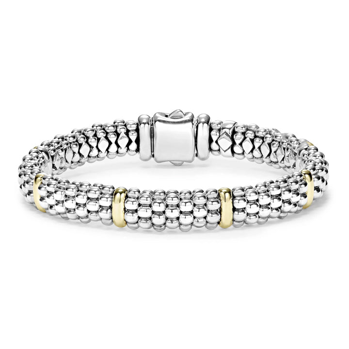 Lagos Signature Caviar Beaded Bracelet with Gold - 05-80797-7