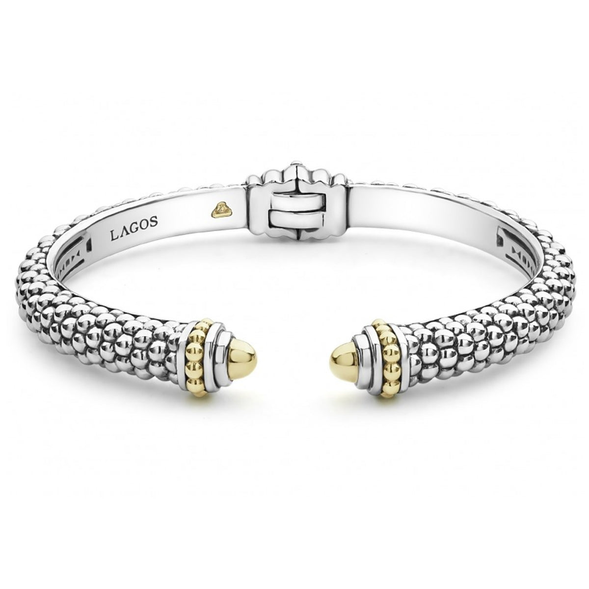 Lagos Signature Caviar Cuff Bracelet- 05-81303-M