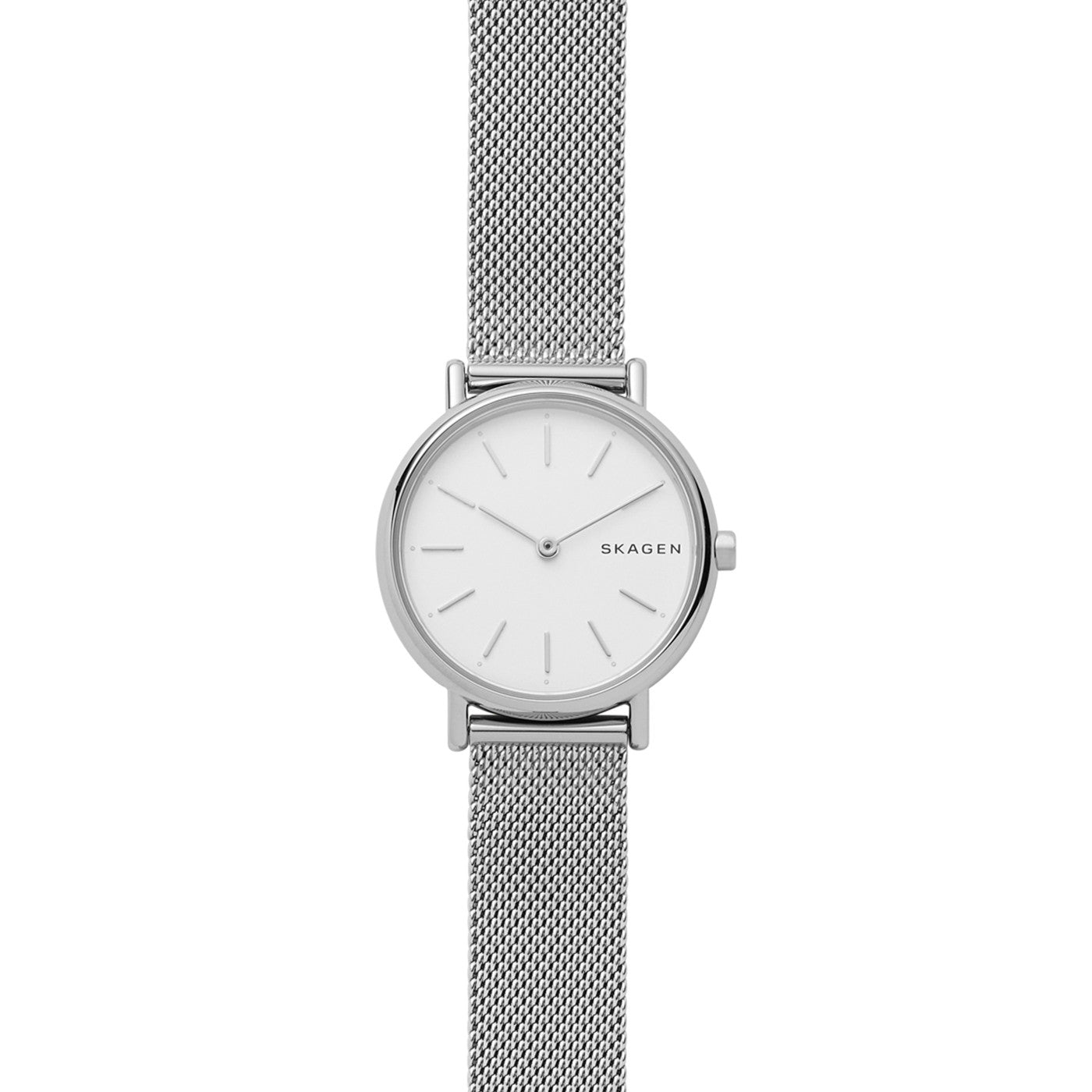 Signatur Slim Mesh Watch (Silver)
