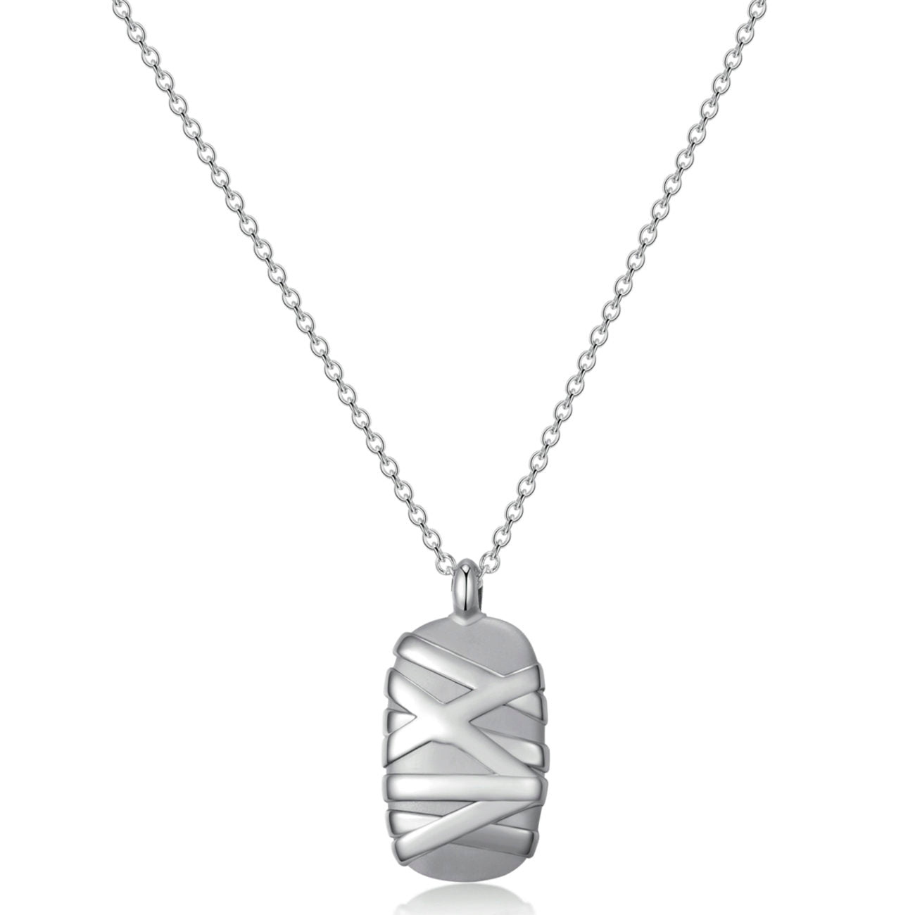 StoneAge Pendant Necklace (Silver)