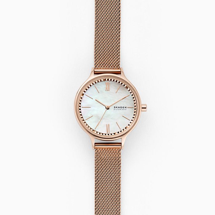 Anita Mesh Watch (Rose-Gold)
