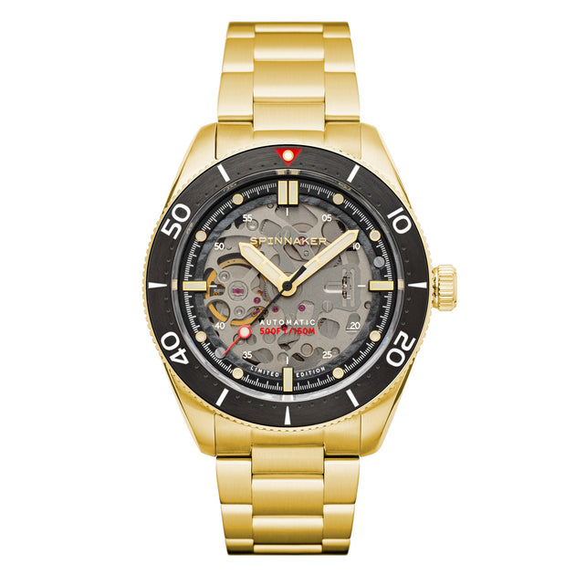 Spinnaker Croft Midsize Automatic Medallion Black Limited Edition