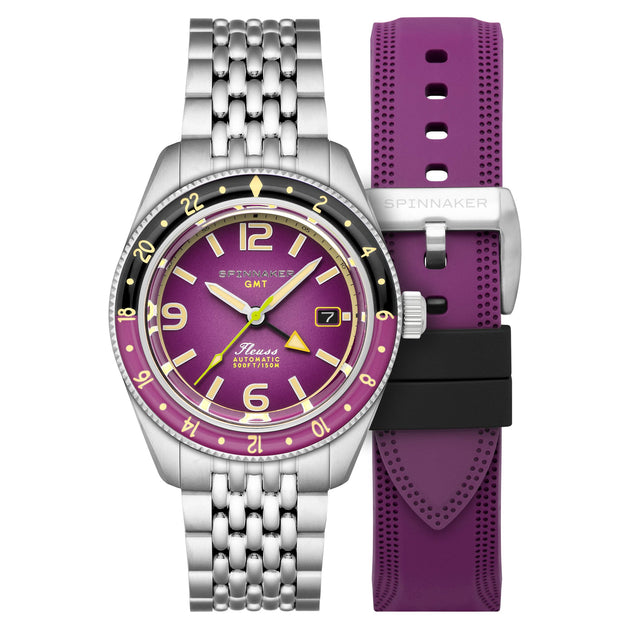 Spinnaker Fleuss GMT Automatic Dull Violet