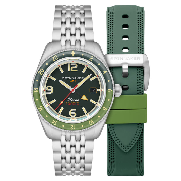 Spinnaker Fleuss GMT Automatic Forest Green