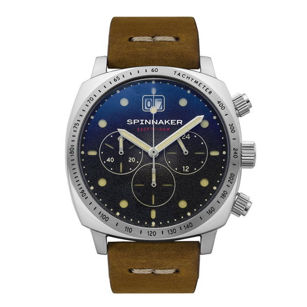 Spinnaker Hull Chronograph Fumée Black