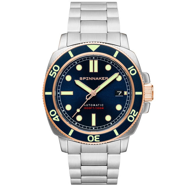 Spinnaker Hull Diver Automatic Patriot Blue