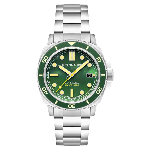 Spinnaker Hull Pearl Diver Automatic Emerald Limited Edition