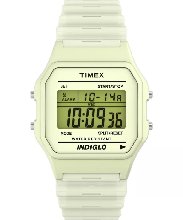 Timex® Digital 'T80 Glow In The Dark' Unisex's Watch TW2Y02600