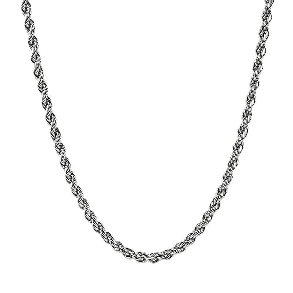 A.R.Z 5mm Stainless Steel Rope Chain