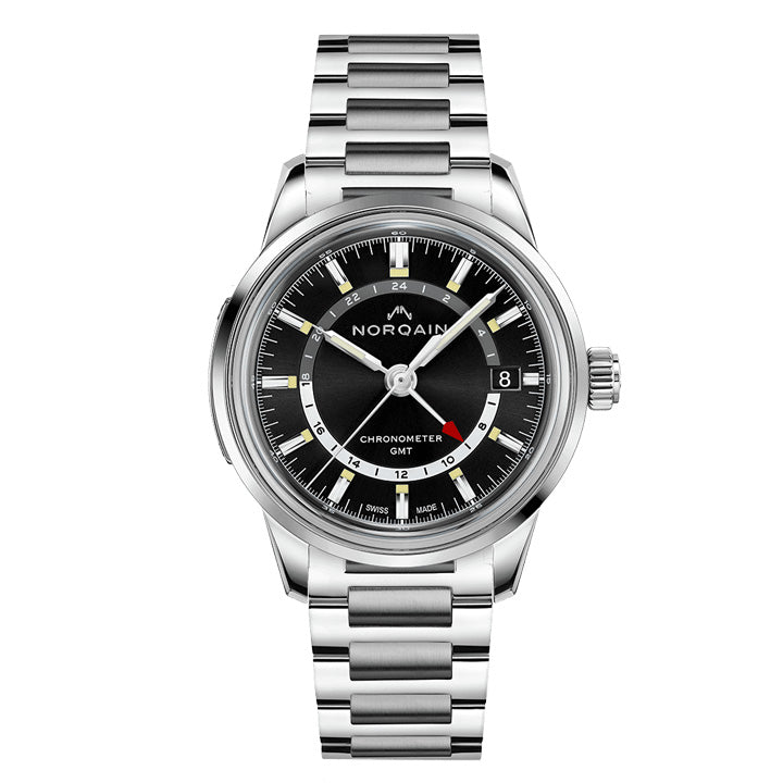 Norqain Freedom 60 GMT 40mm Black- N2100.22S01.B01.S01