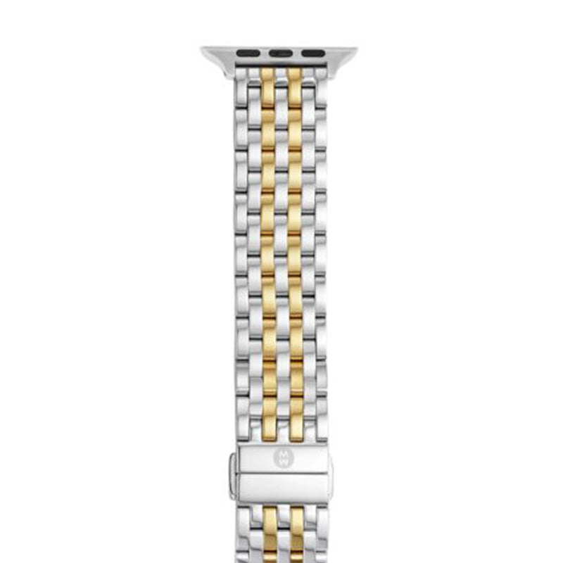 Michele Stainless Two-Tone Bracelet Apple Watch Band for 38/40/41mm and 42/44/45mm - MS20GL285048