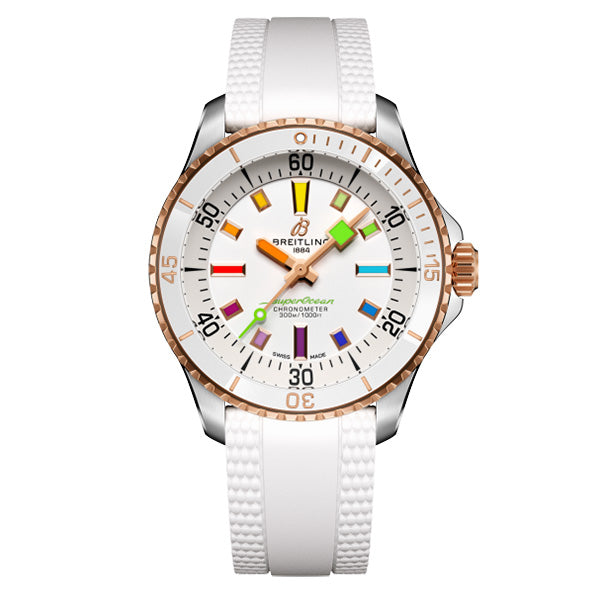 Breitling Superocean Automatic 36 Rainbow Dial - U17377211A1S1