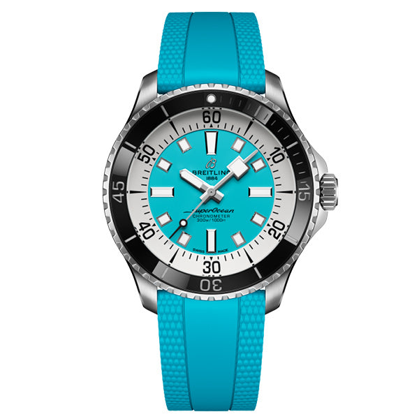 Breitling Superocean Automatic 44 Turquoise Dial - A17376211L2S2