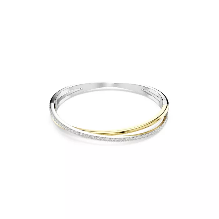 Swarovski® 'Hyperbola' Women's Base Metal Bracelet - Silver/Gold 5689722