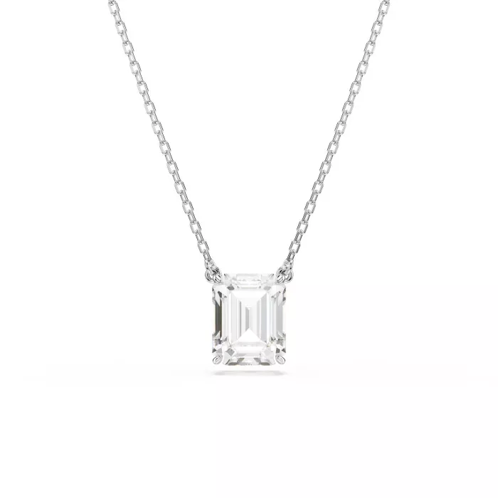 Swarovski® 'Stilla' Women's Base Metal Necklace - Silver 5693405