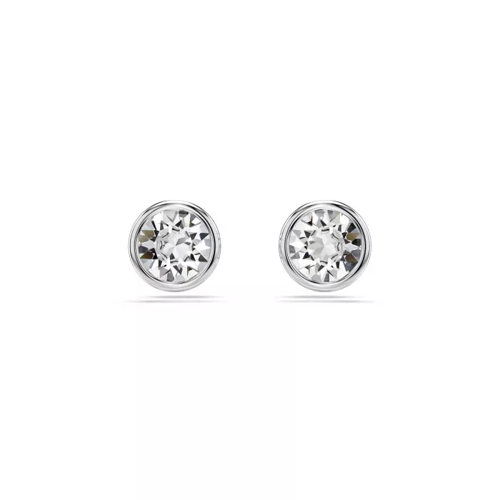 Swarovski® 'Imber' Women's Base Metal Stud Earrings - Silver 5696073