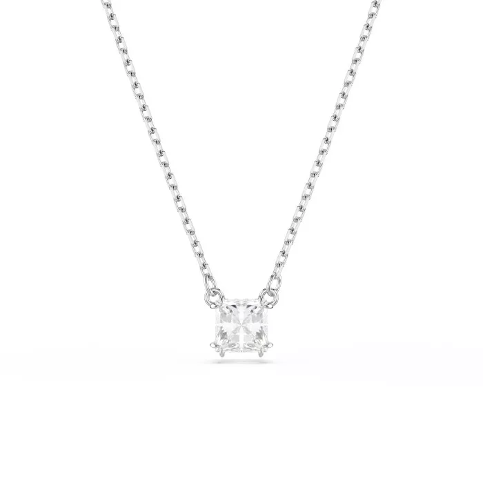 Swarovski® 'Matrix' Women's Base Metal Necklace - Silver 5701903