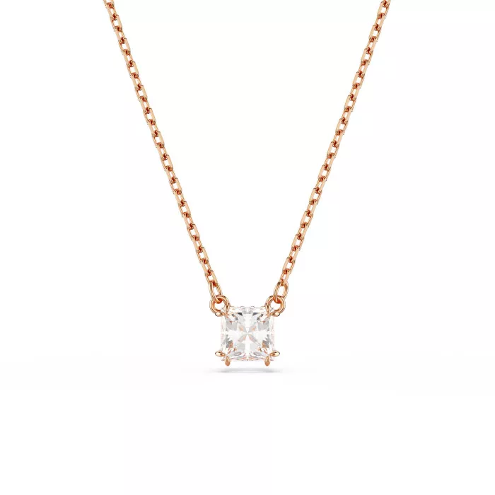 Swarovski® 'Matrix' Women's Gold Plated Metal Necklace - Rose 5701904