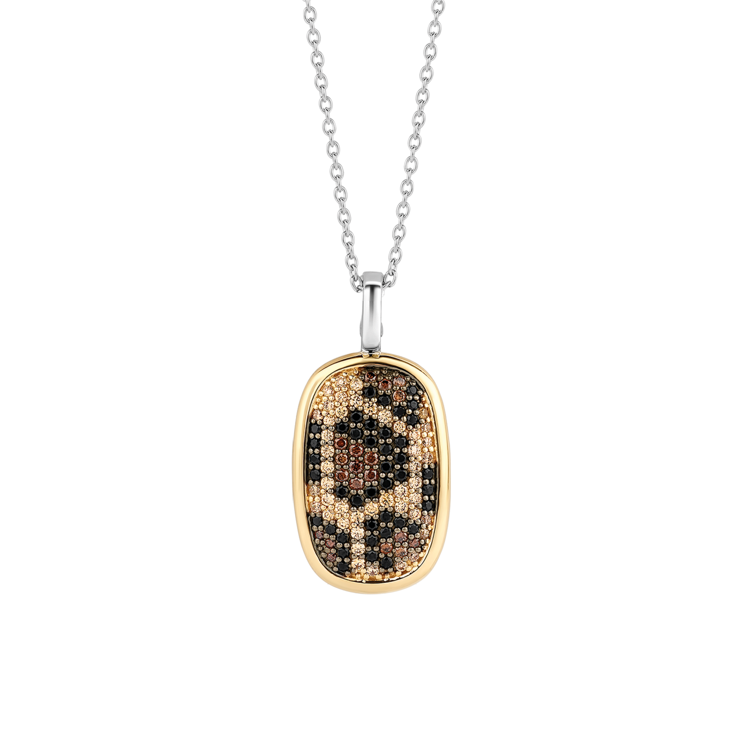 LEOPARD PRINT STONES NECKLACE