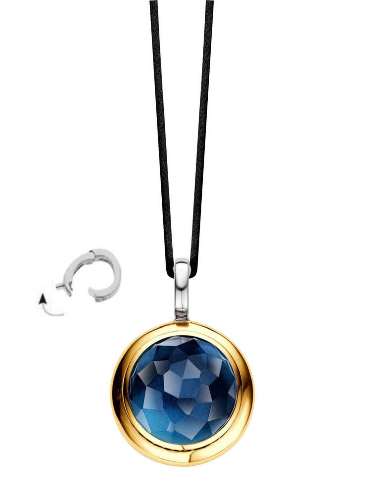 BLUE & GOLD PENDANT