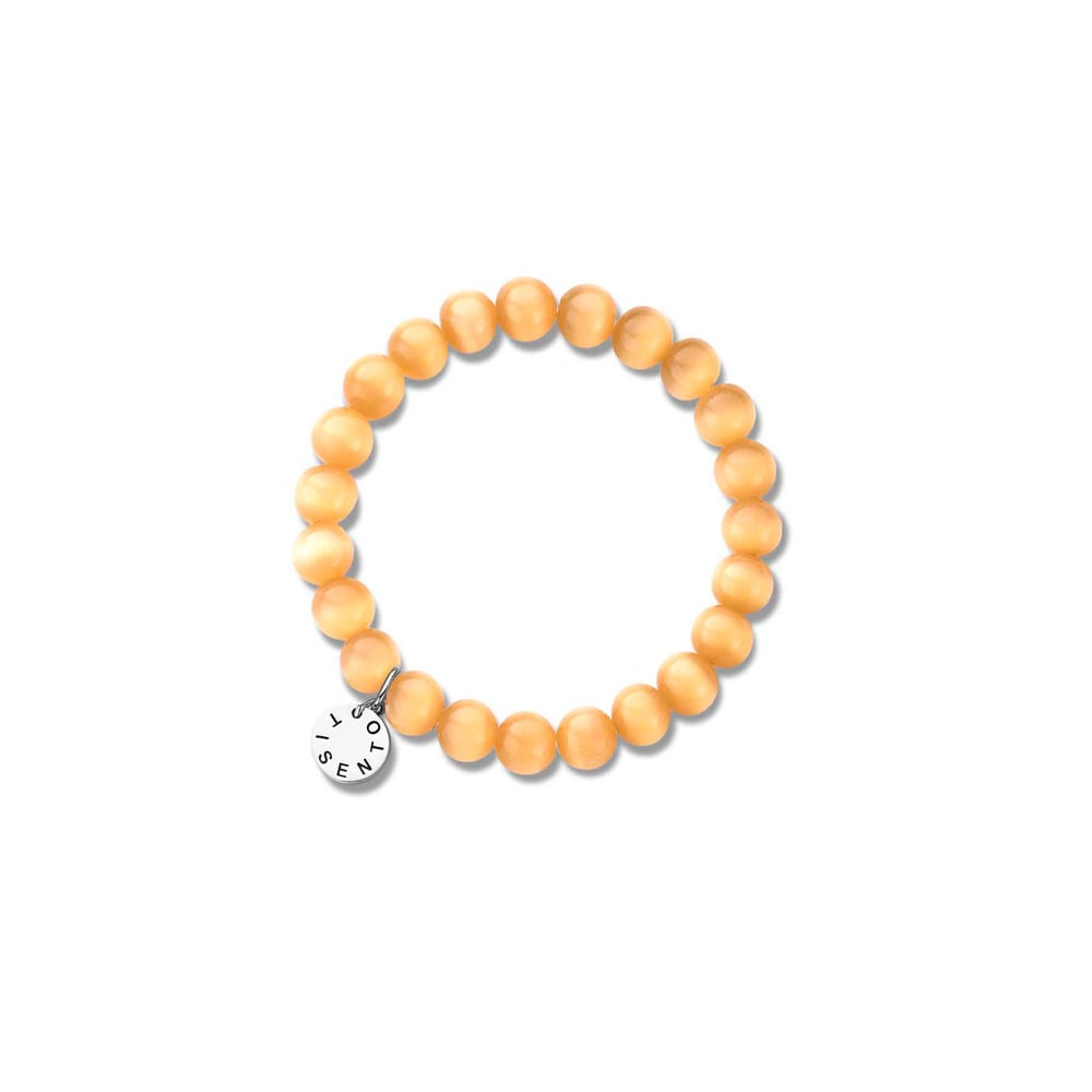 ORANGE BEADS BRACELET