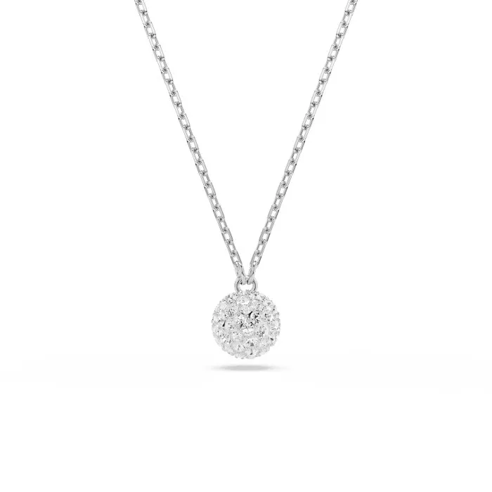 Swarovski® 'Dextera' Women's Base Metal Necklace - Silver 5693206