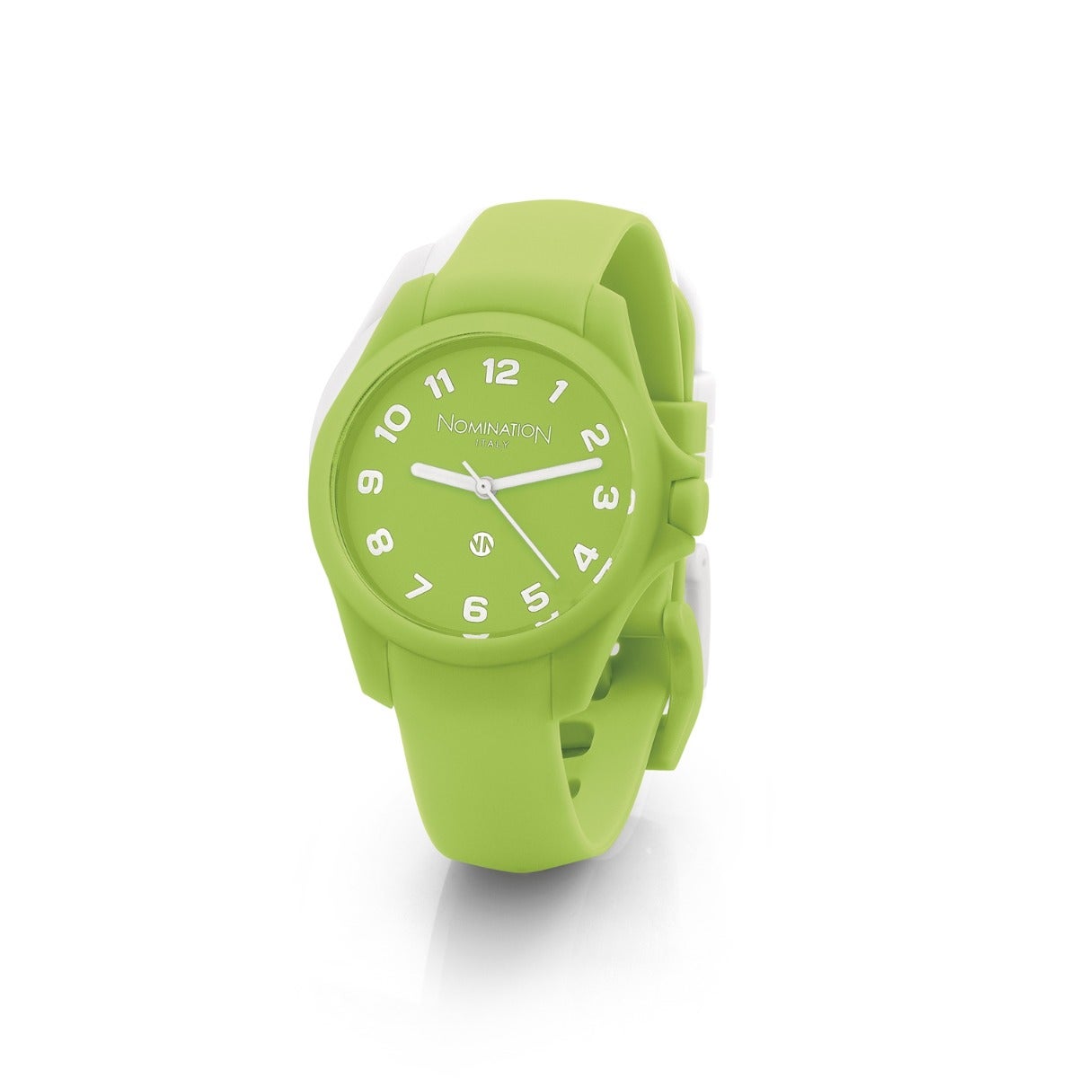 Green Pure Watch with Silicon Wrist Strap