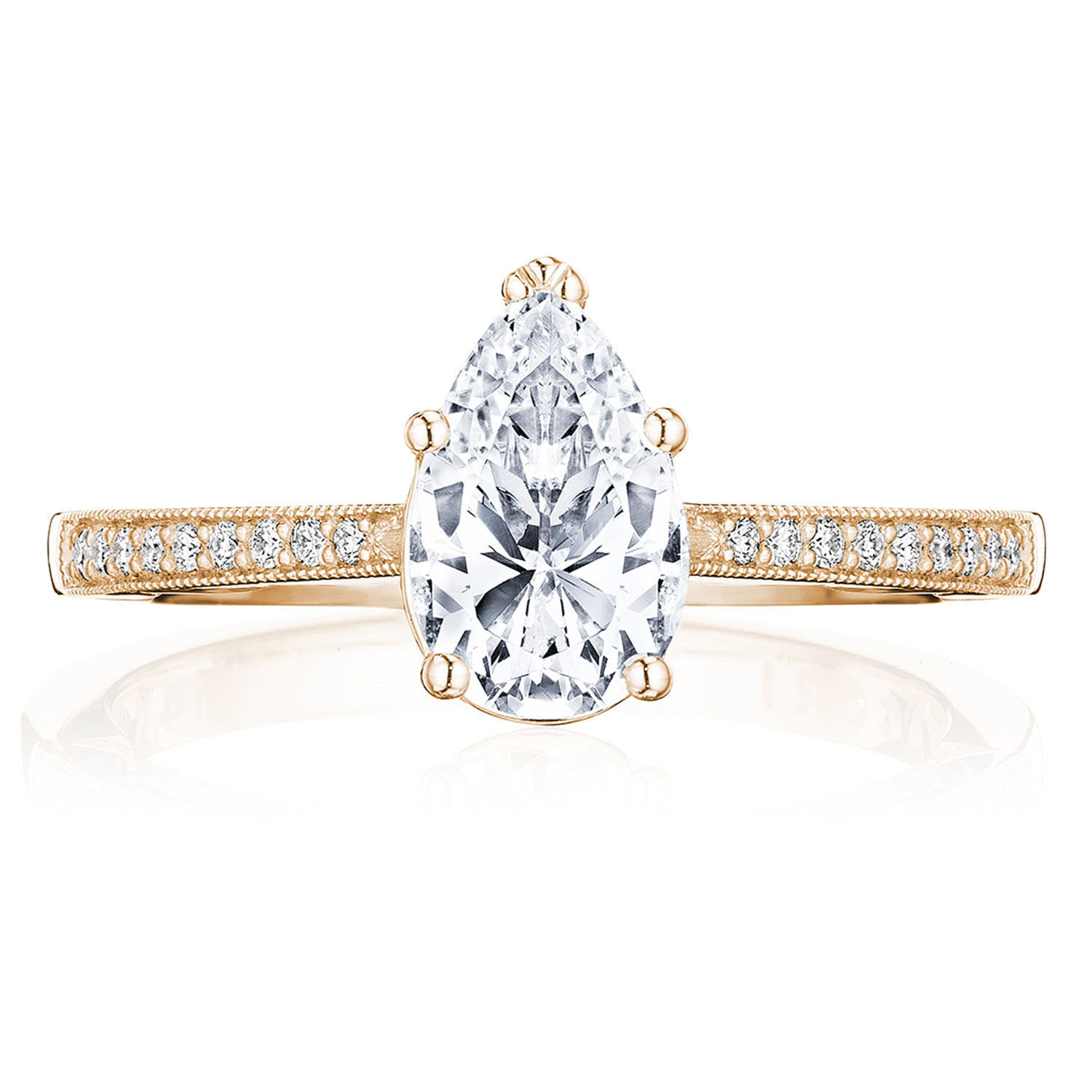P102PS Pear Solitaire Engagement Ring