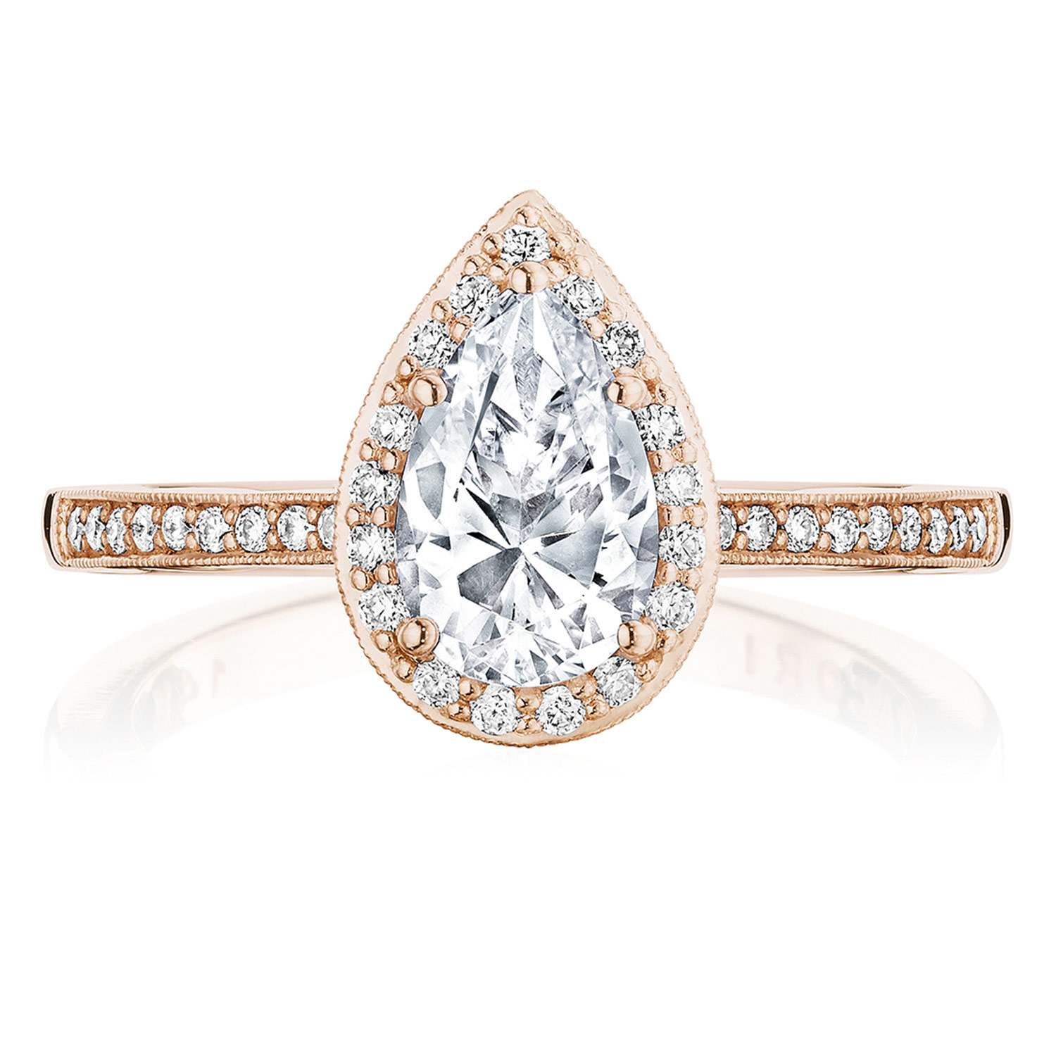 P103PS Pear Bloom Engagement Ring