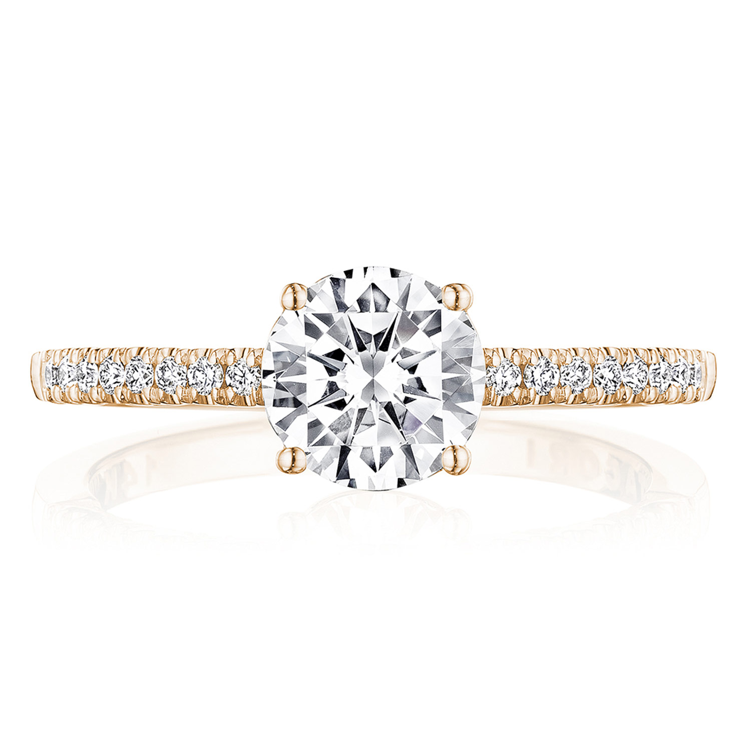 P104RD Round Solitaire Engagement Ring