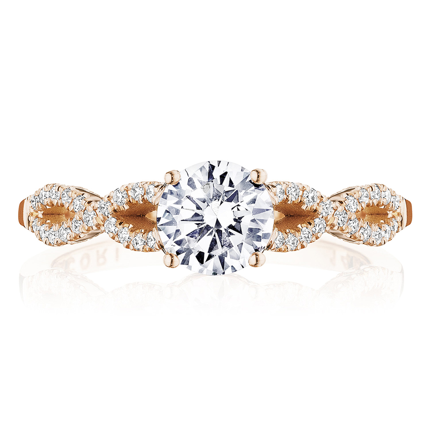 P105RD Round Solitaire Engagement Ring