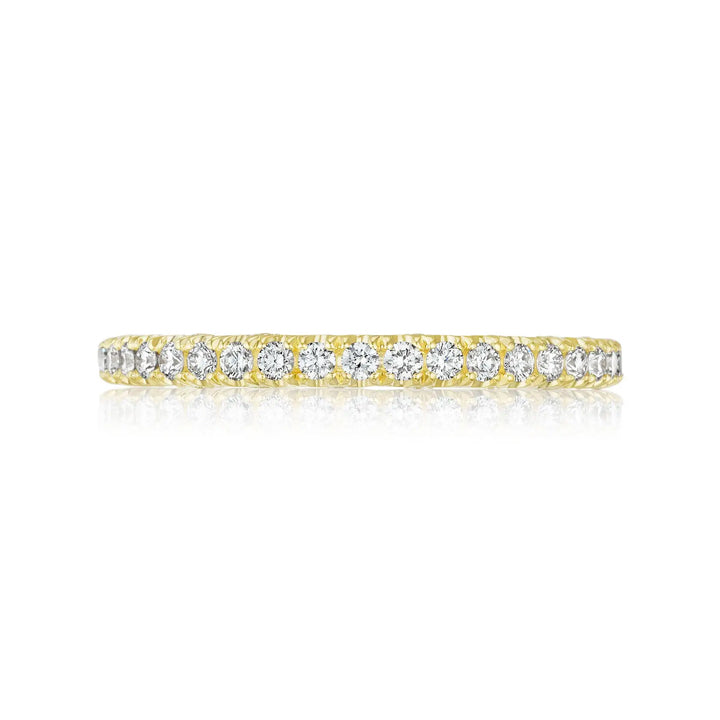 Tacori 18k Gold Petite Crescent Anniversary Eternity Wedding Band - HT2545B12Y