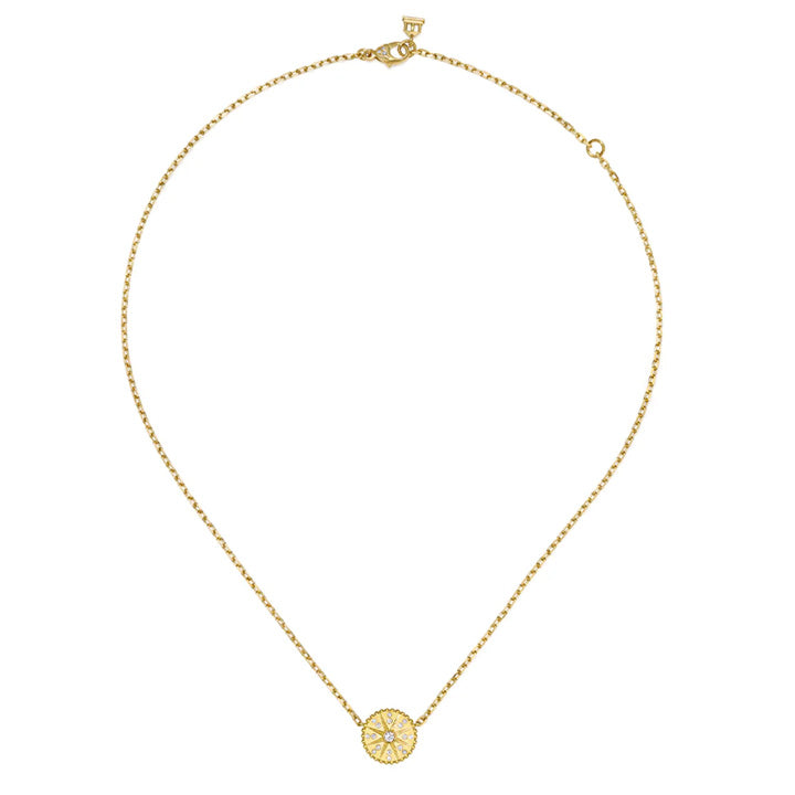 Temple St. Clair 18K Orbit Star Necklace - N31839-STAR