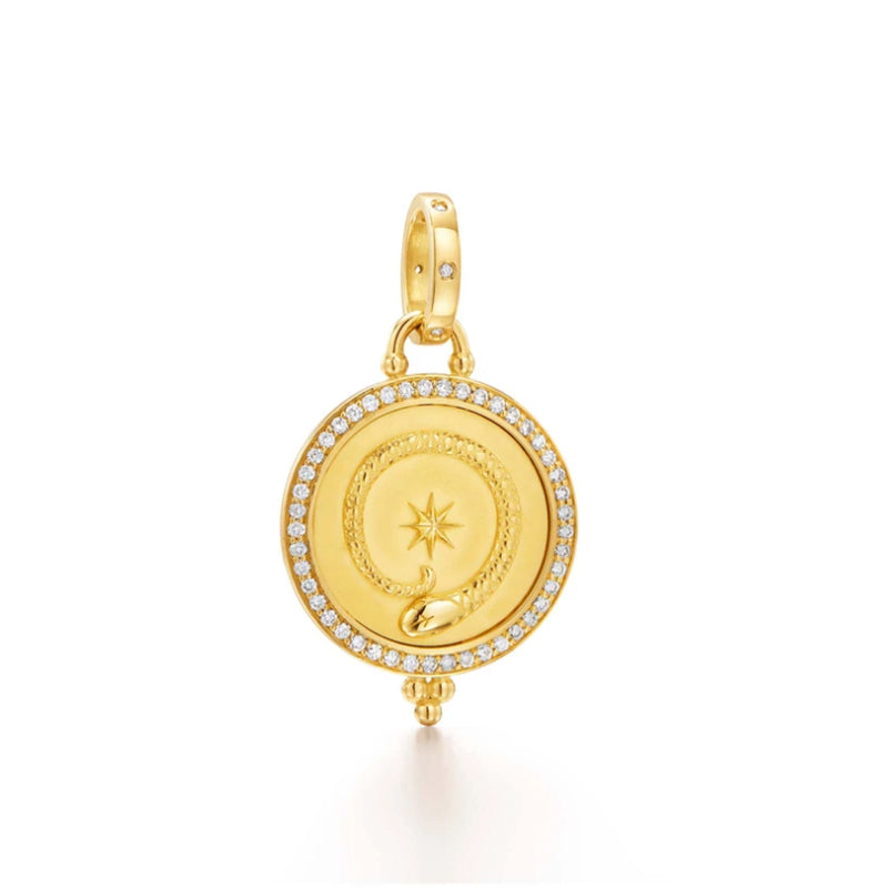 Temple St. Clair 18k Yellow Gold & Diamond Terra Pendant- P31826-TERRA