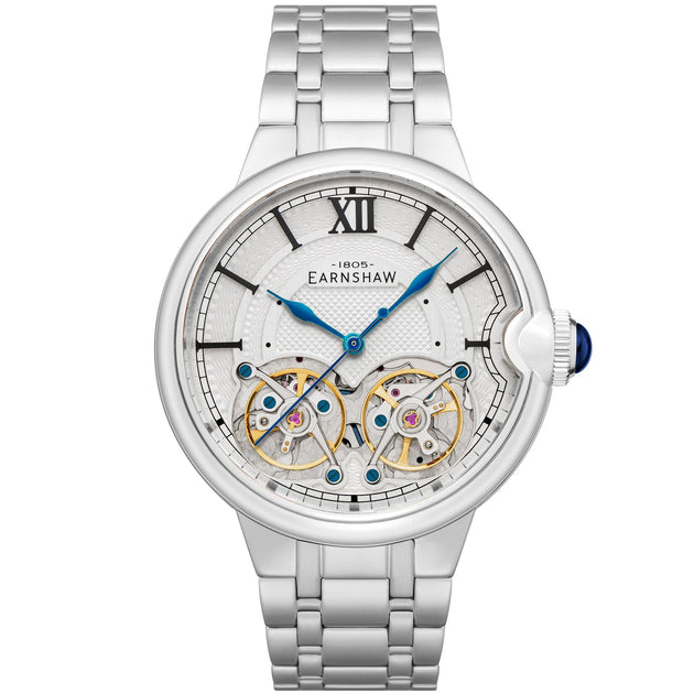 Thomas Earnshaw Barallier Double Barrel Automatic White