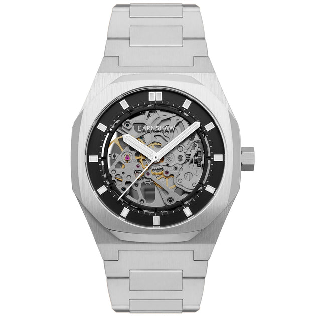 Thomas Earnshaw Drake Skeleton Automatic Gray