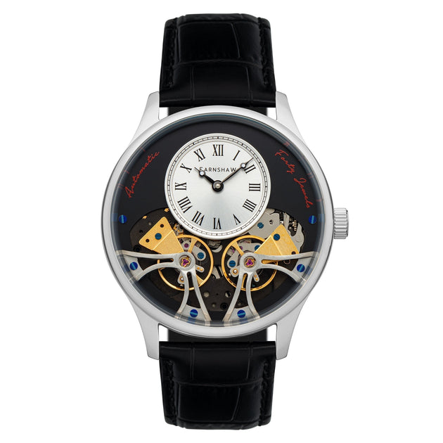 Thomas Earnshaw Scientists Faraday Double Barrel Automatic Classic Black