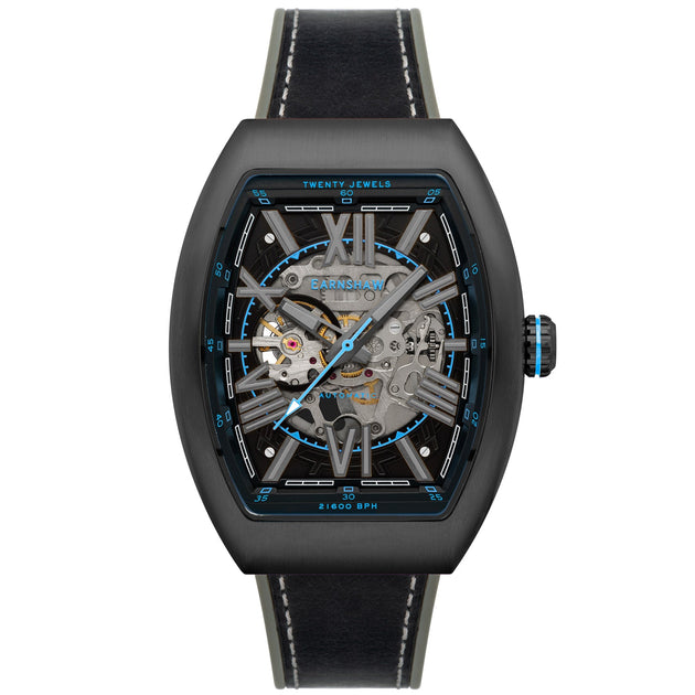 Thomas Earnshaw Supremacy Skeleton Automatic Black Blue