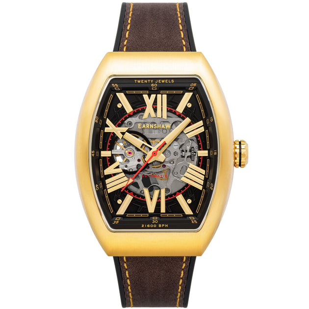 Thomas Earnshaw Supremacy Skeleton Automatic Gold