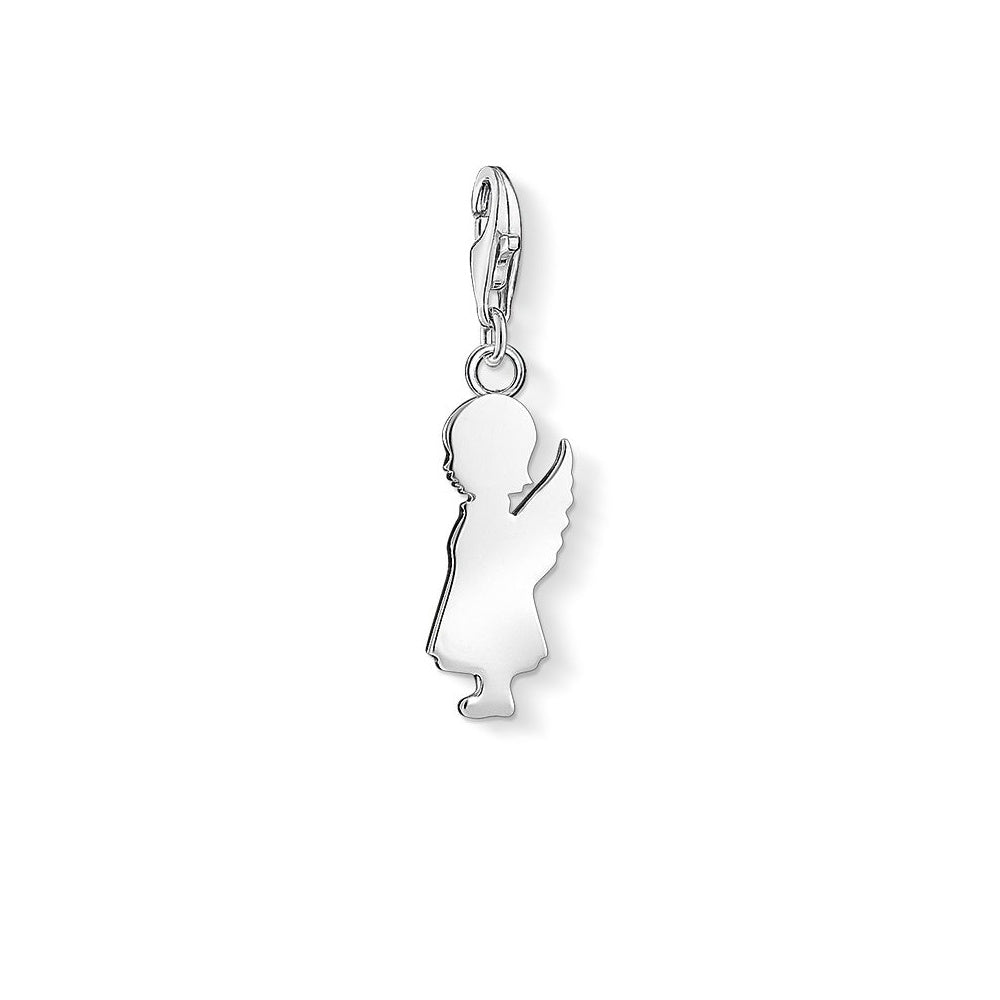 Girl Angel Charm (Silver)