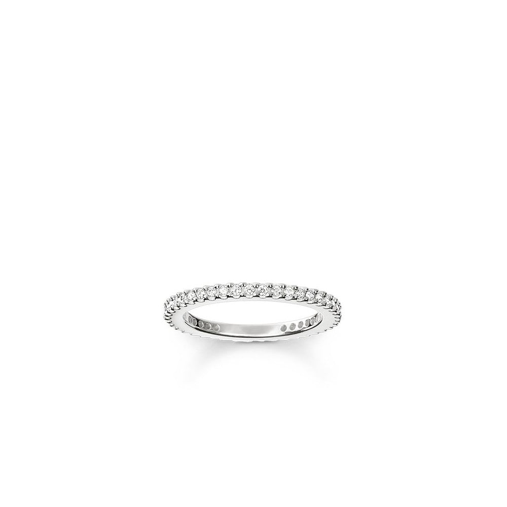 Midi Crystals Ring (Silver)