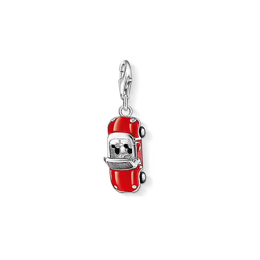 Cabriolet Charm (Silver/Red)