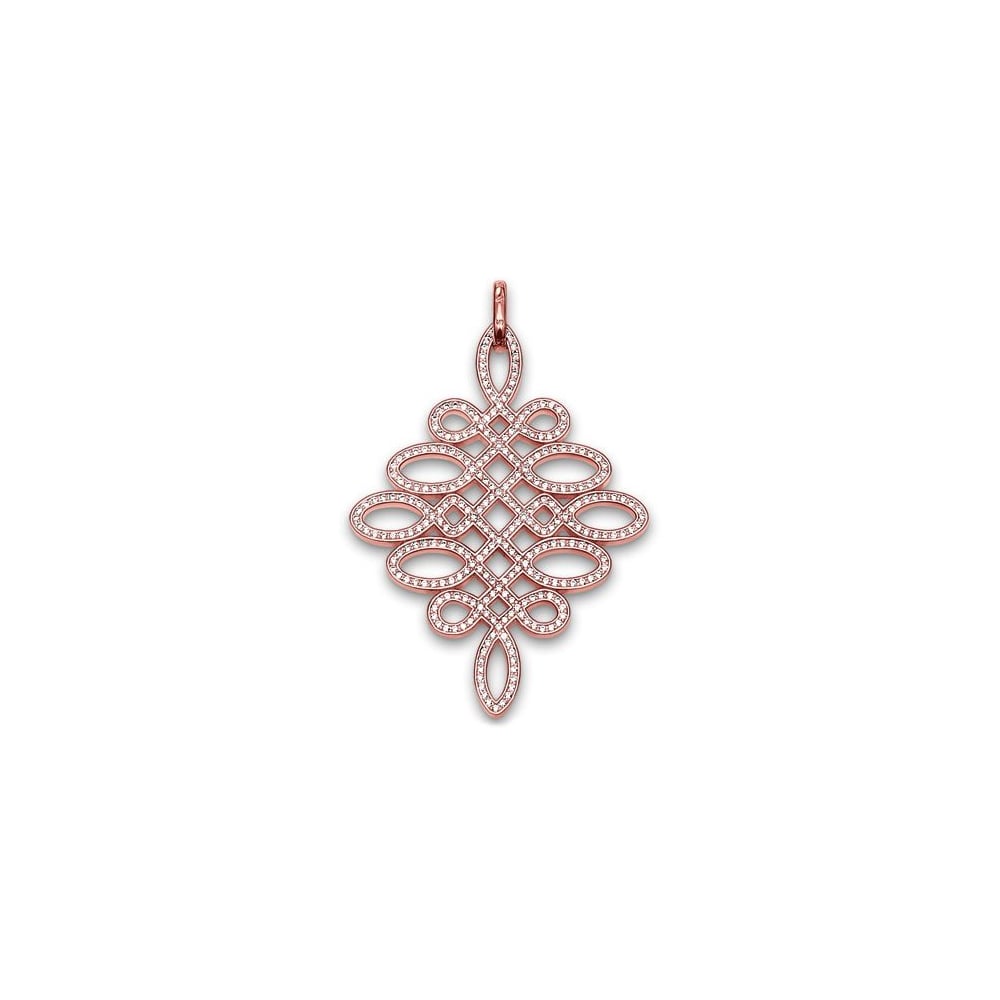 Infinity of Love Knot Charm (Rose-Gold)