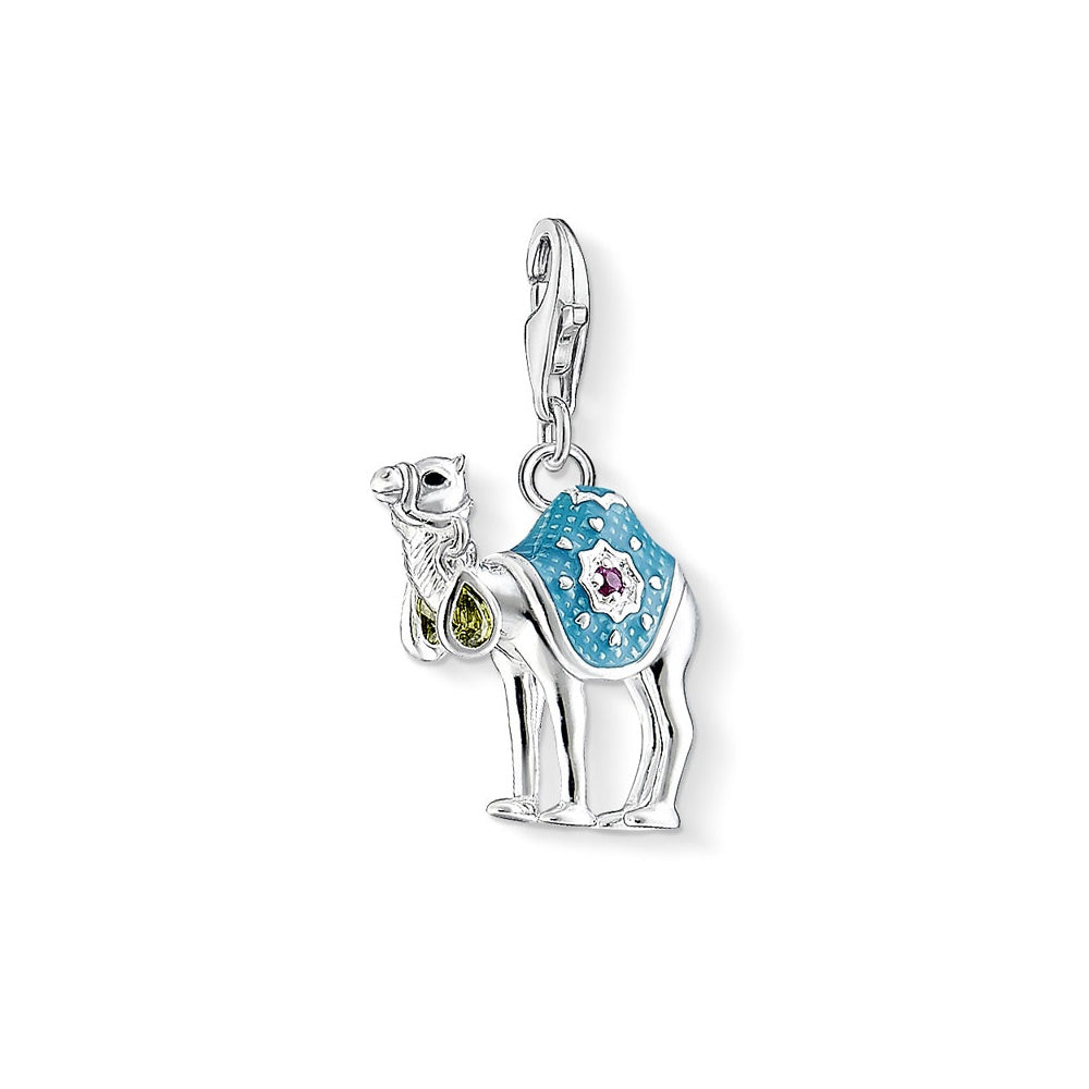 Camel Charm (Silver/Blue)