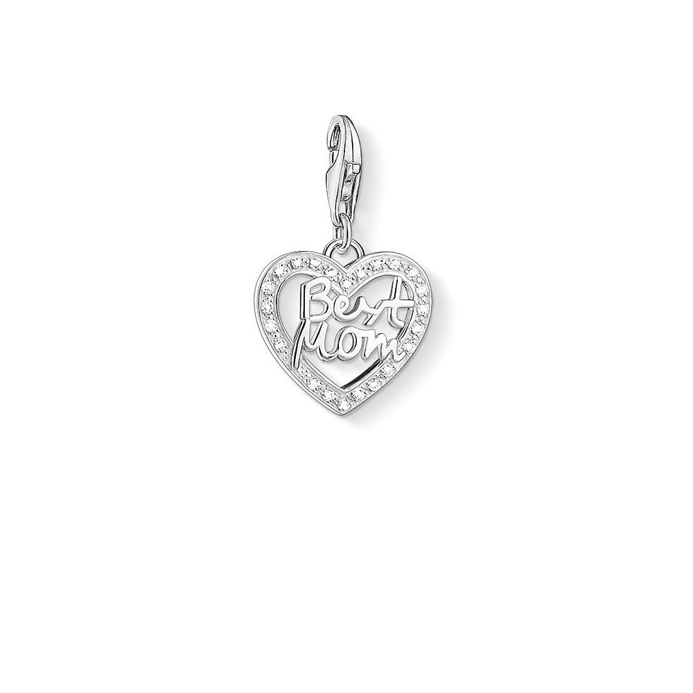 Best Mom Charm (Silver)