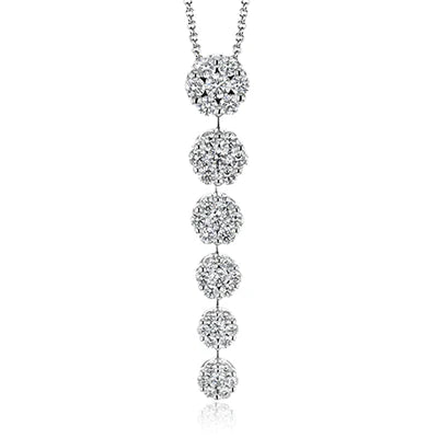 Tiered Diamond Pendant Necklace