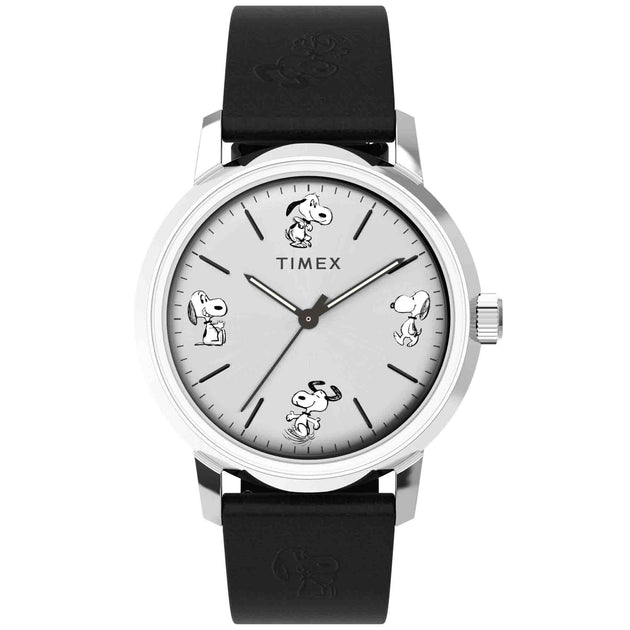 Timex Marlin Automatic x Peanuts Sketch Snoopy 40mm Silver