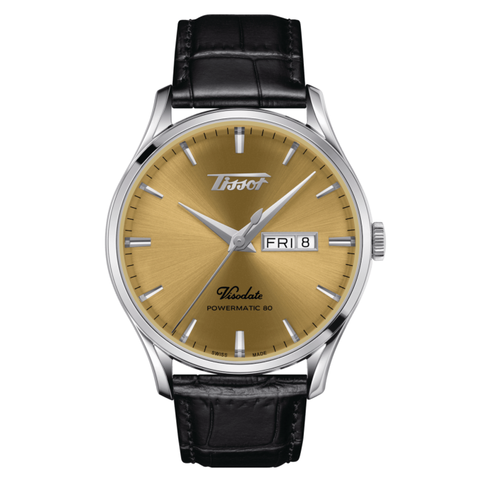 Tissot® Analogue 'Heritage Visodate Powermatic 80' Men's Watch T1184301602100