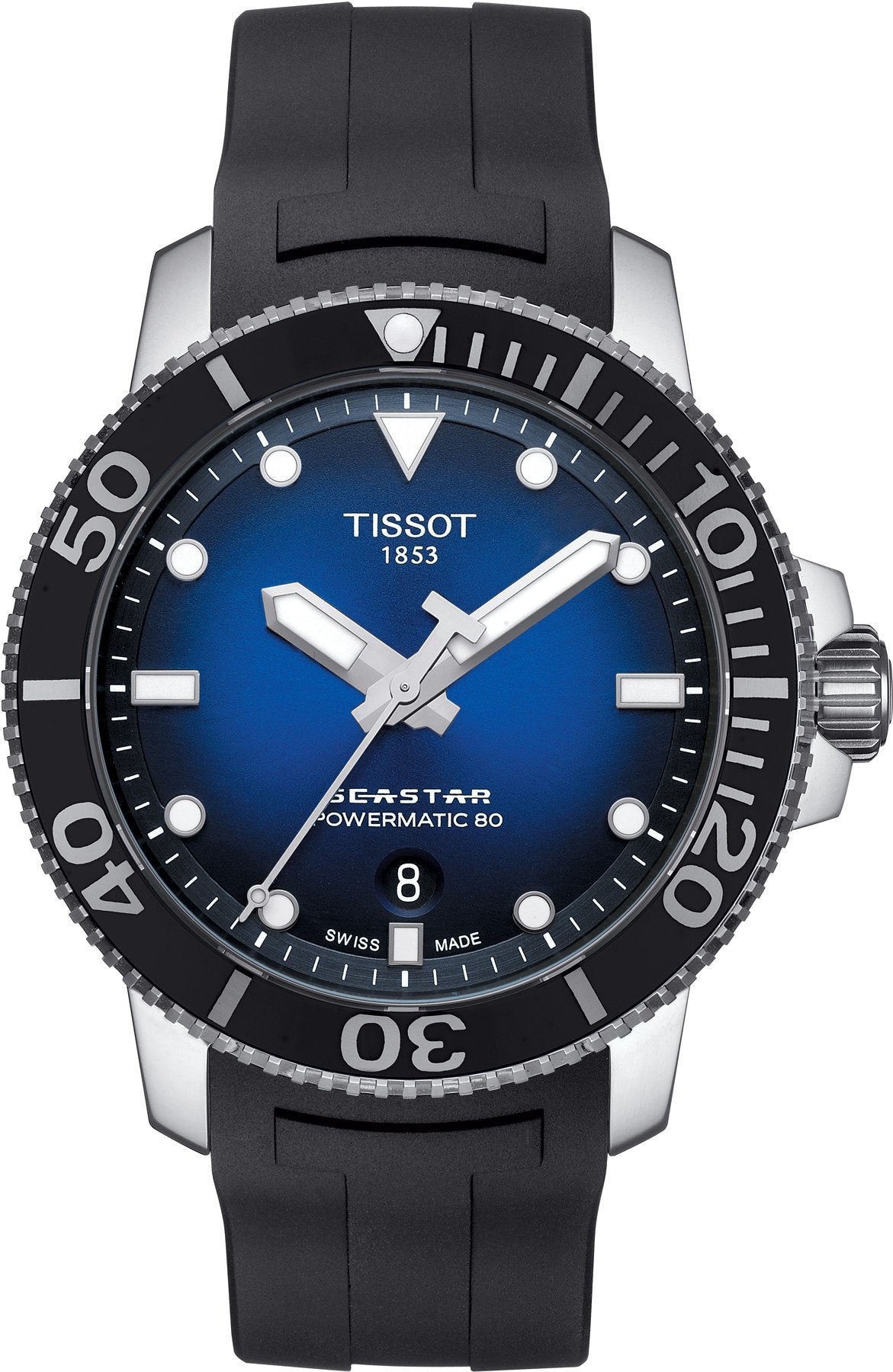 Tissot Seastar 1000 Powermatic 80 (Silver/Black/Blue)