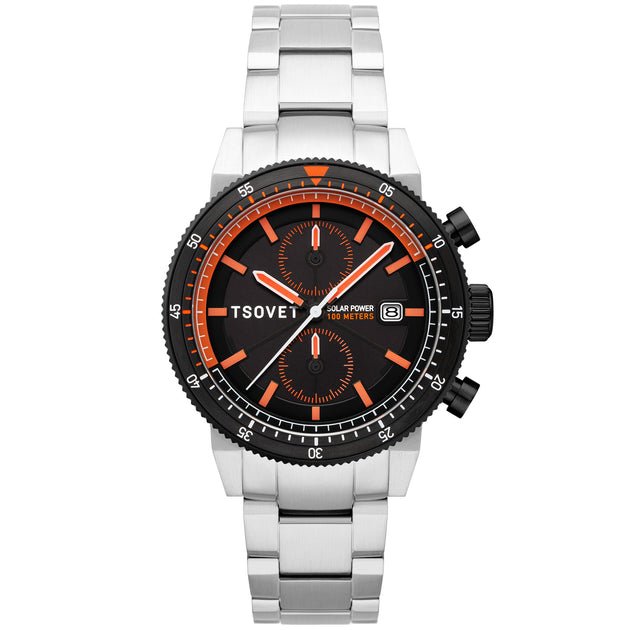 Tsovet SLR FW42 Solar Power Chronograph Orange